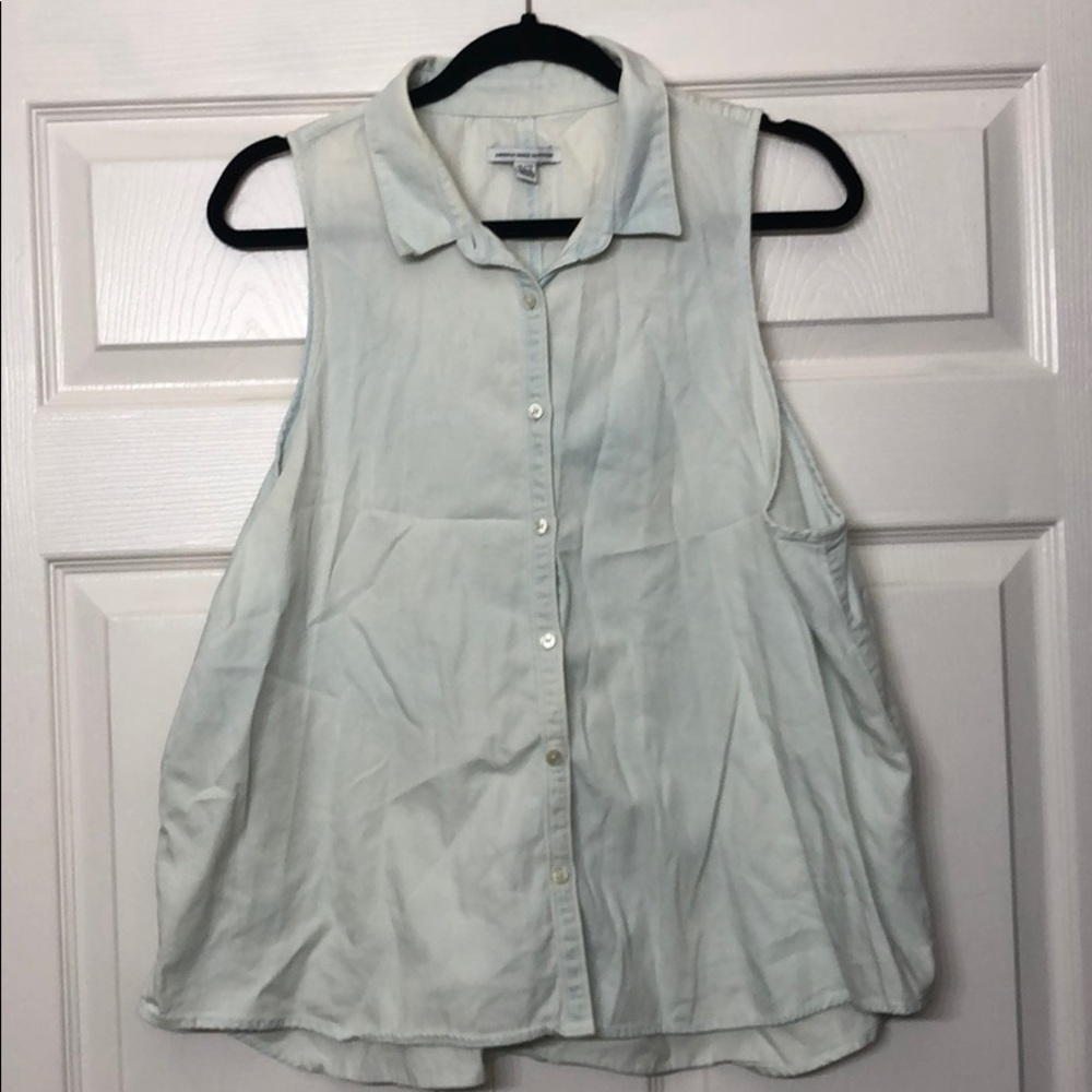 American Eagle Outfitters Button-Up Tank
